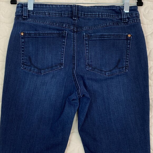 INC Denim Blue Jeans Boot Leg Regular Fit Short Size 8PS - Picture 4 of 10